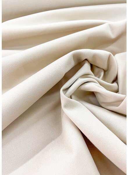 M. beige - cotton twill with light stretch and soft touch