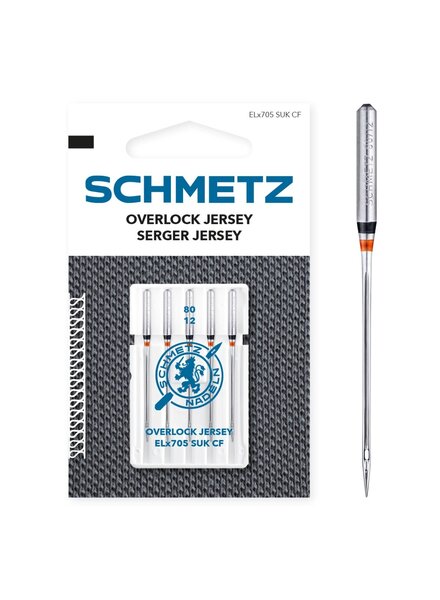 Schmetz Overlocknaalden jersey 80/12 SUK CF