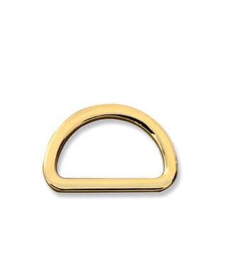 ZipperZoo D-ring 25 mm - warm gold