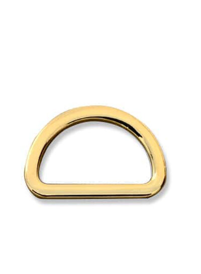 ZipperZoo D-ring 25 mm - warm gold