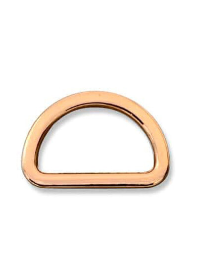 ZipperZoo D-ring 25 mm - rose gold per 2