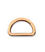 ZipperZoo D-ring 25 mm - rose gold per 2
