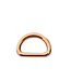 ZipperZoo D-ring 20 mm - welded - rose gold - packed per 2