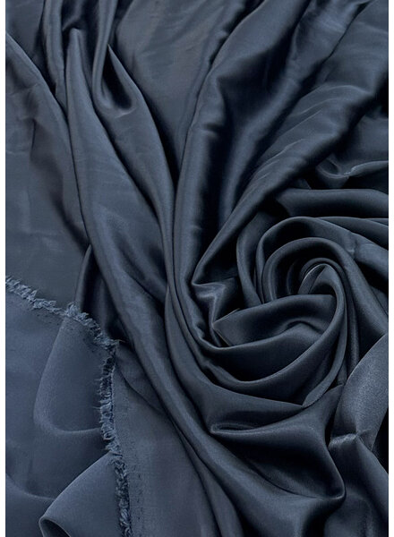 deadstock marine duchesse satin - beautiful bridal satin, straight from Italy!