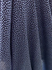 deadstock marineblauw met fijne blauwe stipjes - Italiaanse viscose crepe