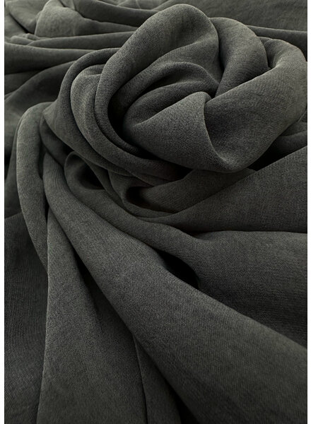 deadstock gray melange viscose blend - beautiful Italian quality