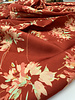 deadstock scarlet blossom satin - Prachtige Italiaanse satijn