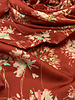 deadstock scarlet blossom satin - Prachtige Italiaanse satijn