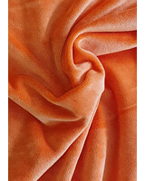 deadstock deep orange - de zachtse velvet tricot ooit