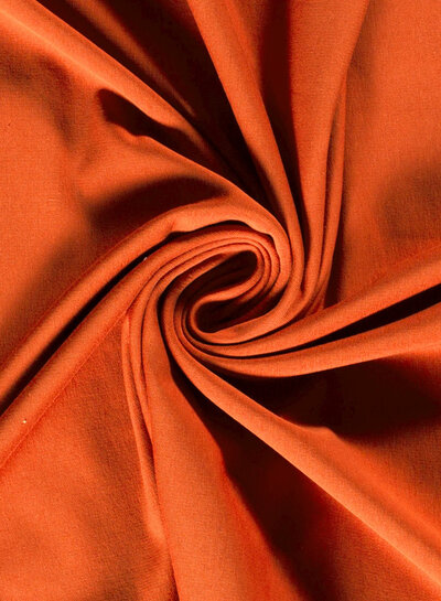 plain french terry - orange OEKO TEX