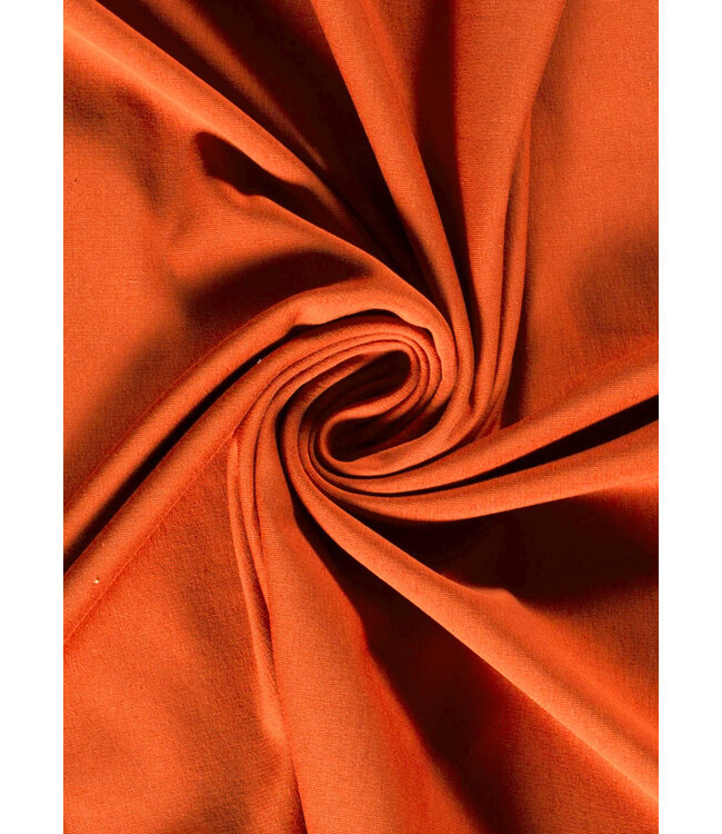 effen french terry - oranje OEKO TEX