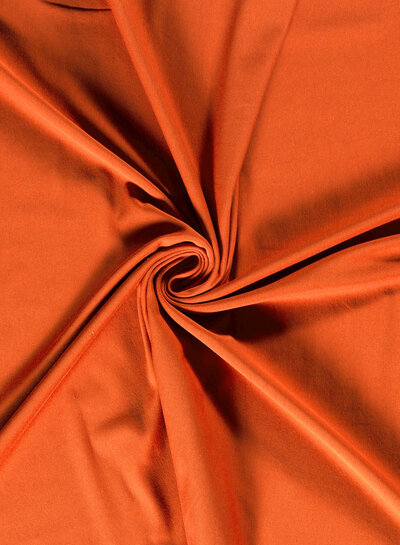 effen french terry - oranje OEKO TEX