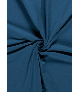 plain french terry - petrol blue OEKO TEX