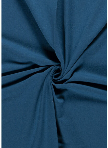 plain french terry - petrol blue OEKO TEX