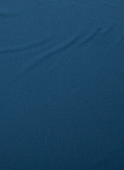 effen french terry - petrolblauw OEKO TEX