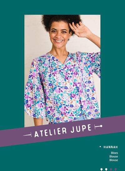 Atelier Jupe Hannah blouse - papieren patroon