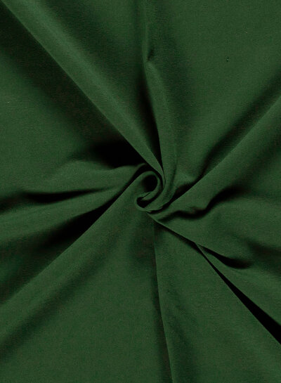 plain french terry - bottle green OEKO TEX