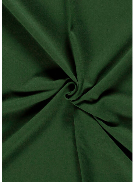 plain french terry - bottle green OEKO TEX