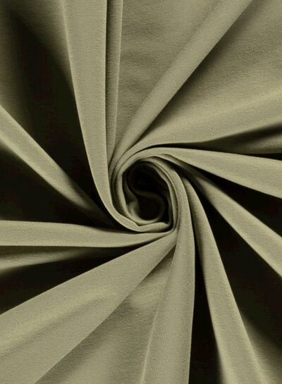 plain french terry - olive OEKO TEX