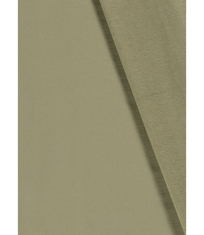 effen french terry - olijf OEKO TEX