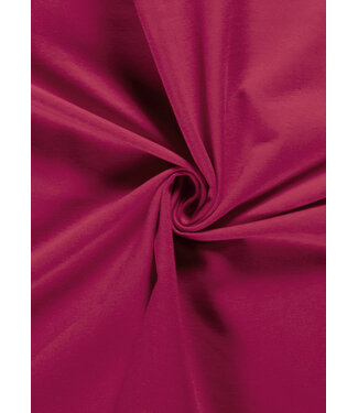 Madeline plain french terry - dark fuchsia OEKO TEX
