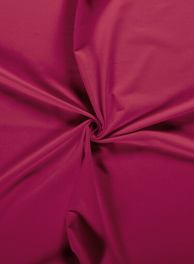 Madeline plain french terry - dark fuchsia OEKO TEX