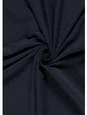 Madeline effen french terry - marineblauw OEKO TEX
