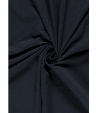 Madeline plain french terry - navy blue OEKO TEX