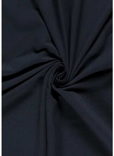 Madeline plain french terry - navy blue OEKO TEX