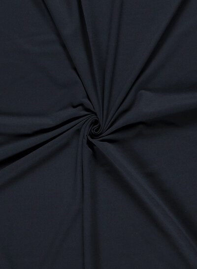 Madeline plain french terry - navy blue OEKO TEX