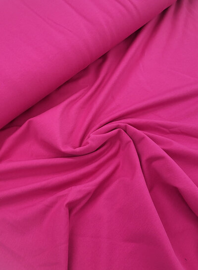plain french terry - fuchsia OEKO TEX