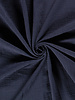 navy linen cotton mix double gauze / plain tetra