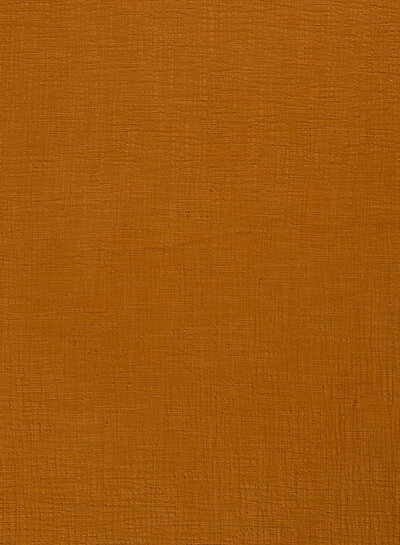 cognac linen cotton mix double gauze / plain tetra