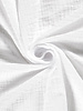 M. white linen cotton mix double gauze / plain tetra