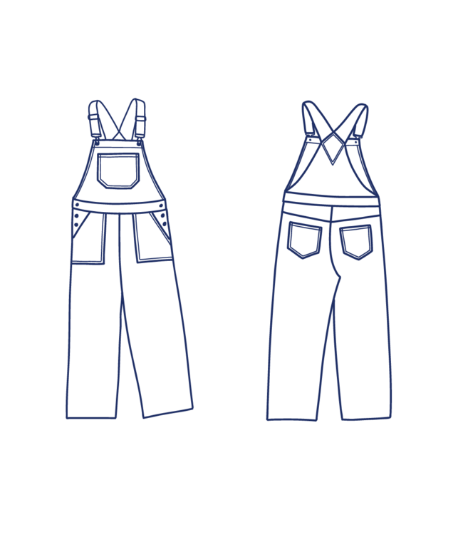 Atelier Jupe Elsie salopette - Papieren patroon