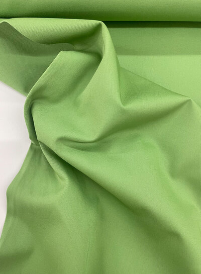 Fibremood green - beautiful sturdy gabardine with twill binding