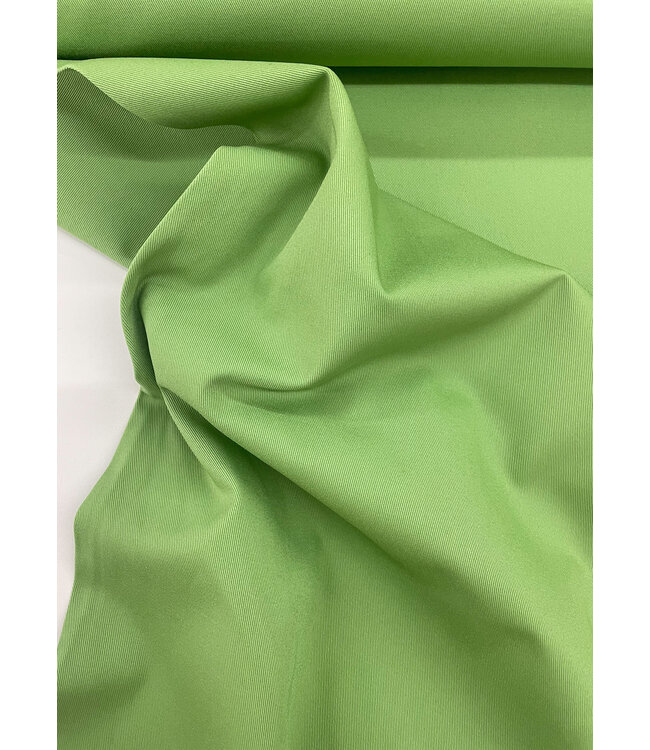 Fibremood groen - mooie stevige gabardine met twill binding