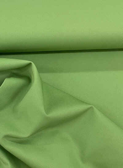 Fibremood green - beautiful sturdy gabardine with twill binding