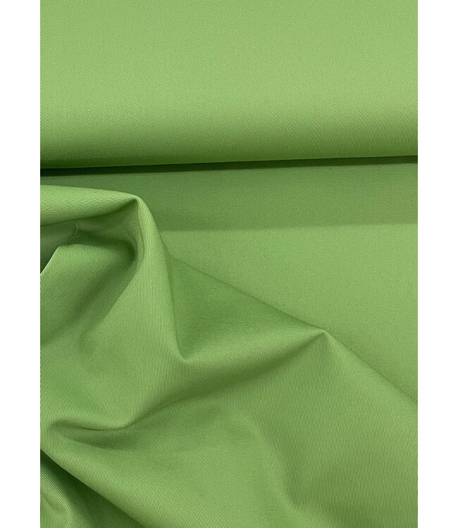 Fibremood groen - mooie stevige gabardine met twill binding