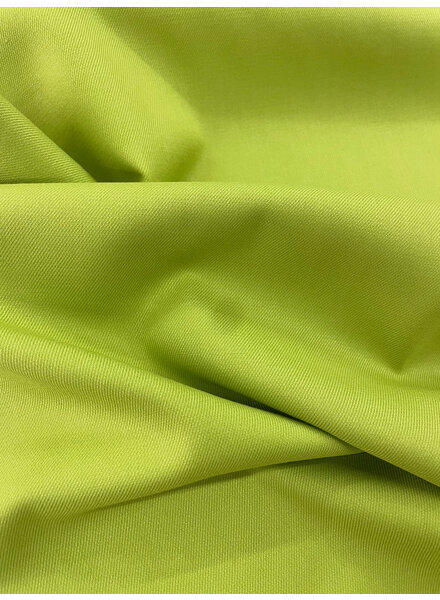 lime - woven bamboo - recycled, very supple fabric and no wrinkles