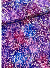 Eyelike fabrics waves paars batik - katoen