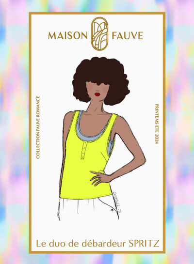 Maison Fauve Spritz tank tops Duo - paper pattern