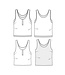Maison Fauve Le duo SPRITZ tank tops - papieren patroon