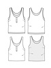 Maison Fauve Le duo SPRITZ tank tops - papieren patroon