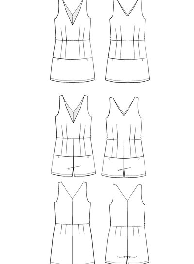 Maison Fauve Cosmopolitan jumpsuit - paper pattern