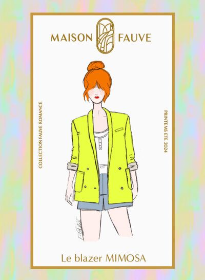 Maison Fauve Le Blazer MIMOSA - papieren patroon