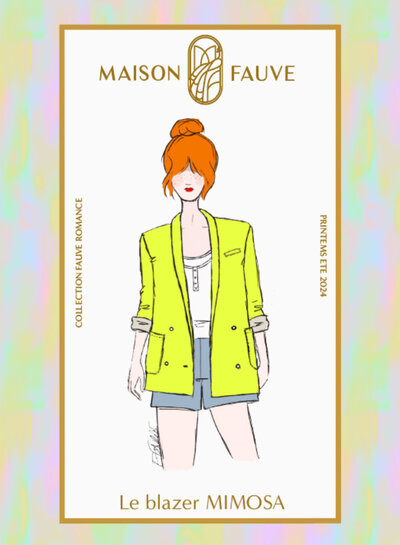 Maison Fauve Mimosa blazer - paper pattern