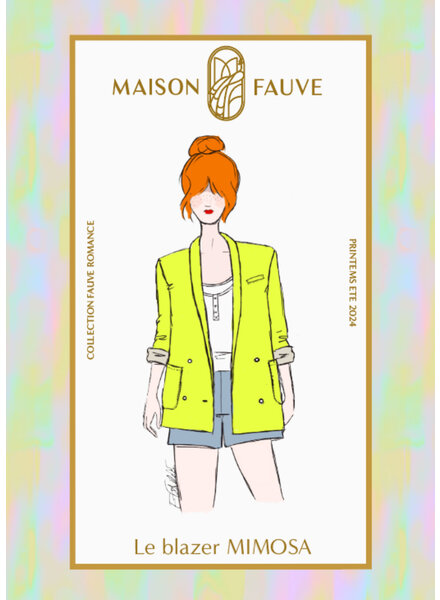 Maison Fauve Le Blazer MIMOSA - papieren patroon