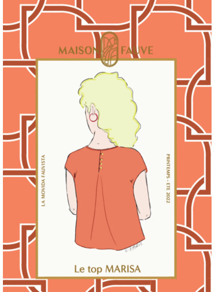 Maison Fauve Marisa top - paper pattern