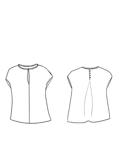 Maison Fauve Marisa top - papieren patroon